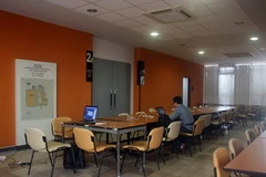 Khu vực dành cho báo điện tử và báo viết. (Ảnh: Internet)