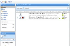 Giao diện của Google Wave. (Nguồn: Internet)