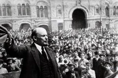 V.I.Lenin với Cách mạng Tháng Mười Nga vĩ đại. (Nguồn: Internet)