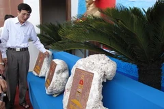 Đá chủ quyền Trường Sa. (Ảnh minh họa. Nguyễn Văn Nhật/TTXVN)