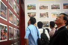 Quang cảnh triển lãm. (Ảnh: Quốc Việt/TTXVN)