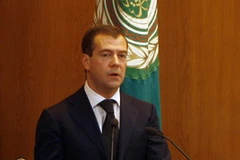 Tổng thống Nga Dmitry Medvedev. (Ảnh: AFP/TTXVN)