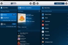 Chú thích ảnh: Giao diện ứng dụng Sonos Controller for iPad. (Nguồn: Internet)
