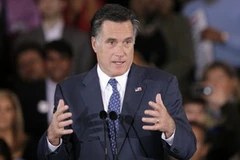 Ứng cử viên Cộng hòa Mitt Romney tại Michigan. (Nguồn: Getty images)
