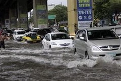 Bão AERE đổ bộ gây ngập tại Manila. (Nguồn: Internet)