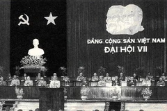 Hình ảnh tại Đại hội Đảng toàn quốc lần VII. (Ảnh minh họa. Nguồn: Internet)