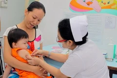 Trẻ tiêm ngừa vắcxin tại Bệnh viện Nhi Đồng 2, Thành phố Hồ Chí Minh. Ảnh minh họa. (Nguồn: Phương Vy/TTXVN)