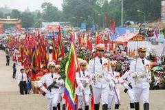 Lễ dâng hương Giỗ Tổ Hùng Vương-Lễ hội Đền Hùng. (Ảnh minh họa. Phương Hoa/TTXVN)