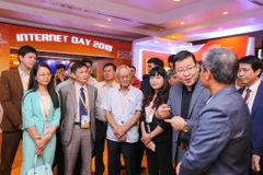 Sáng 5/12 tại Hà Nội đã chính thức khai mạc Ngày Internet Việt Nam - Internet Day 2018 với chủ đề 'Internet và Hệ sinh thái số Việt Nam'. (Ảnh: Minh Sơn/Vietnam+) 