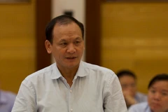 Ông Nguyễn Nhật - Thứ trưởng Bộ Giao thông vận tải. (Ảnh: Minh Sơn/Vietnam+)