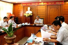 Toàn cảnh cuộc họp. (Ảnh: Hoàng Chương/Vietnam+)