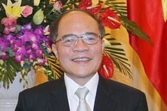 Chủ tịch Quốc hội Nguyễn Sinh Hùng. (Ảnh: Nhan Sáng/TTXVN)