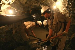 Nơi xây dựng Thủy điện Lai Châu. (Ảnh: Xuân Trường/TTXVN). 