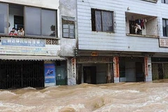 Lũ lụt ở Trung Quốc. (Ảnh minh họa: Internet)