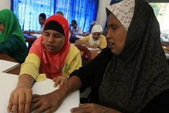 Người mù ở Indonesia. (Nguồn: guardian.co.uk)
