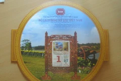 Bộ lịch bloc "Lịch sử Việt Nam". (Ảnh: Hạnh Long/Vietnam+).