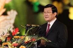 Chủ tịch nước Trương Tấn Sang. (Ảnh: Dương Giang/TTXVN)