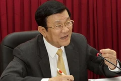 Thường trực Ban Bí thư Trương Tấn Sang. (Ảnh: Thái Bình/TTXVN).