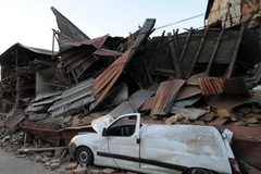 Cảnh tàn phá sau động đất ở Chile. (Ảnh: AFP/TTXVN).