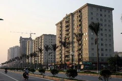 Một góc khu đô thị Mỹ Đình. (Ảnh: Tuấn Anh/TTXVN)