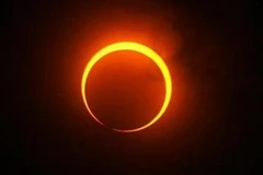 Nhật thực hình khuyên. (Nguồn: Internet)