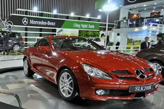 Ôtô các hãng trưng bày, giới thiệu tại Vietnam Motor Show 2009. (Ảnh: Thế Anh/TTXVN). 