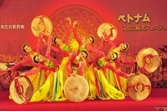 Một tiết mục giao lưu văn hóa Việt-Nhật. (Nguồn: Tuổi Trẻ)