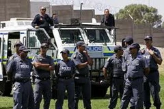 Cảnh sát Nam Phi. (Ảnh: Internet).