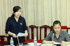 Đại biểu Quốc hội tỉnh Hòa Bình Nguyễn Thanh Hải phát biểu ý kiến. (Ảnh: Doãn Tấn/TTXVN)