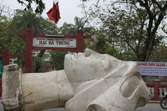 Bức tượng nổi tiếng “Cô gái Việt Nam” của cố điêu khắc Lê Thành Nhơn. (Ảnh: Internet)