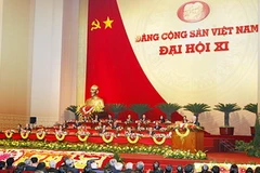 Quang cảnh lễ bế mạc Đại hội. (Ảnh: TTXVN)