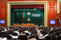 Sáng 17/6, Quốc hội thông qua 5 dự án luật. (Ảnh: Doãn Tấn/TTXVN).