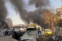 Một vụ đánh bom ở Damascus. (Nguồn: AFP)