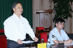 Ông Phan Trung Lý phát biểu tại phiên họp. (Ảnh: Phương Hoa/TTXVN)