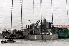 Cuộc gặp đầu tiên giữa UNC và KPA thảo luận về vụ đắm tàu Cheonan. (Ảnh: AFP/TTXVN).