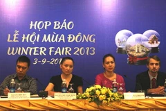 Họp báo giới thiệu lễ hội. (Ảnh: Hà Huy Hiệp/Vietnam+)