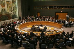 Toàn cảnh cuộc họp của Hội đồng Bảo an Liên hợp quốc. (Ảnh: AFP/TTXVN)