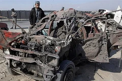 Một vụ đánh bom xe ở Afghanistan. (Nguồn: Telegraph)