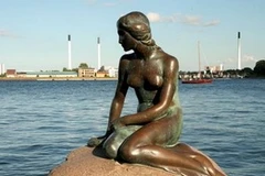 Bức tượng nàng tiên cá ở Đan Mạch. (Nguồn: Internet)
