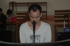 Bị cáo Dũng tại phiên tòa. (Ảnh: Hoàng Tiến/Vietnam+)