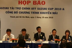 Họp báo giới thiệu về chương trình khuyến mại. (Ảnh: PV/Vietnam+).