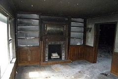 Căn nhà thời thơ ấu của Madonna bị hỏa hoạn năm 2008. (Ảnh: Fox News)