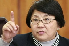 Tổng thống Kyrgyzstan Roza Otunbayeva. (Nguồn: Internet)