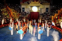 Khai mạc Liên hoan xiếc quốc tế. (Ảnh: Thanh Giang/TTXVN)