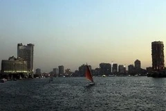 Cảnh sông Nile ở trung tâm thủ đô Cairo, Ai Cập. (Nguồn: AFP/TTXVN)