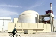 Nhà máy điện hạt nhân đầu tiên Bushehr của Iran. (Nguồn: AP)