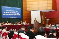 Toàn cảnh hội thảo. (Ảnh: Thái Bình/TTXVN). 