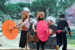 Một hoạt động tại lễ hội. (Ảnh: Thanh Hà/TTXVN)