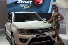  Mẫu xe Swift mới tại Vietnam Motor Show 2013. (Ảnh: Hà Huy Hiệp/Vietnam+)