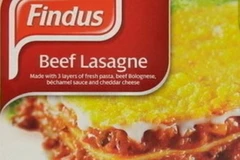 Cơ quan Tiêu chuẩn Thực phẩm Anh phát hiện thịt ngựa trong món bò trộn pho mát và cà chua của hãng Findus. (Nguồn: Reuters) 